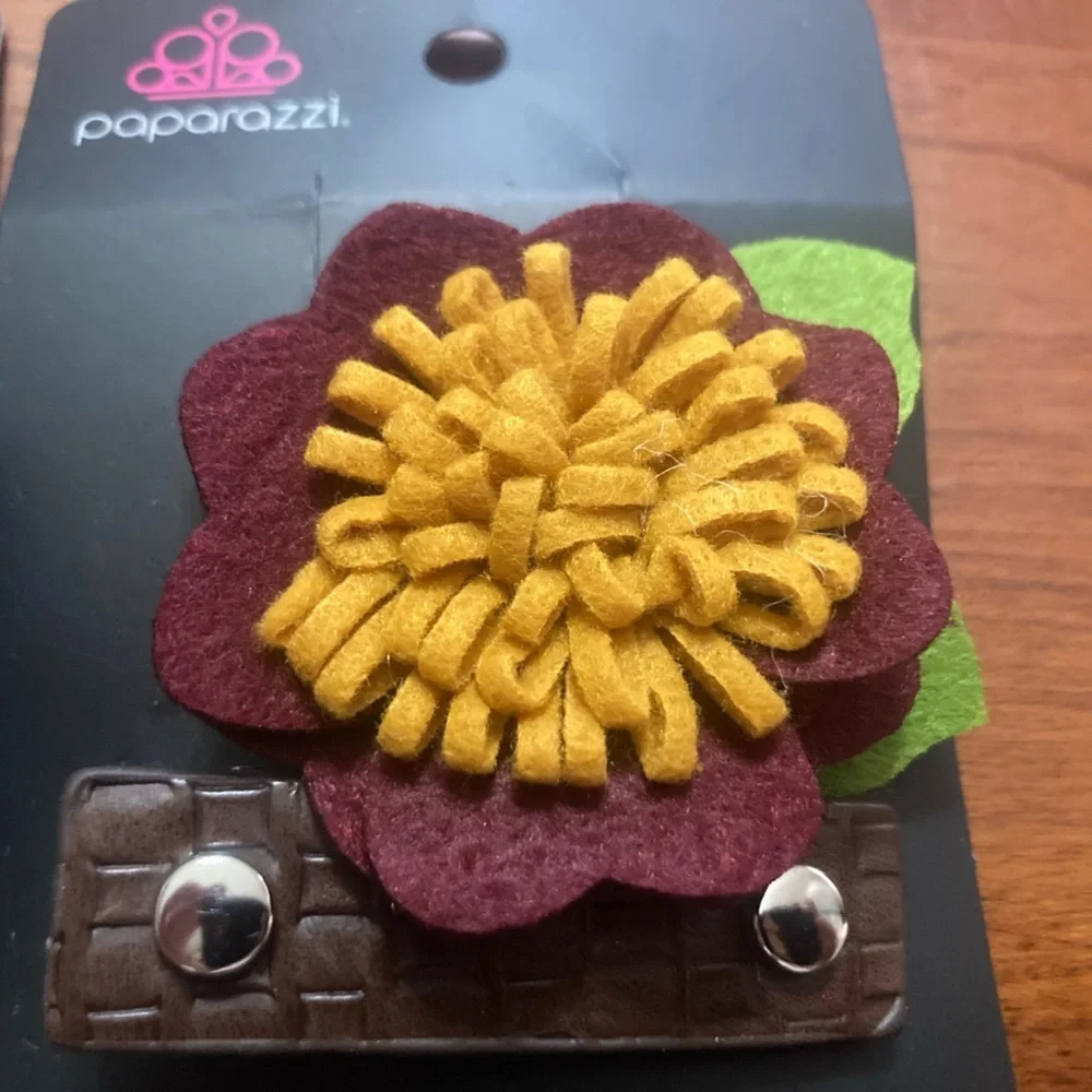 Paparazzi Floral Hair Clips Set. Very pretty set. Includes all items pictured